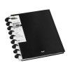 CADERNO 1 MATERIA INTELIGENTE COLEGIAL DISCO BLACK BRW - REF. CD1008 - 1 UNIDADE
