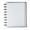 CADERNO 1 MATERIA INTELIGENTE COLEGIAL DISCO BLACK BRW - REF. CD1008 - PACOTE COM 5 UNIDADES