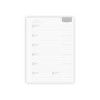 AGENDA ESPIRAL PLANNER FLORK COM ELASTICO PERMANENTE JANDAIA - REF. 74727 - PACOTE COM 4 UNIDADES