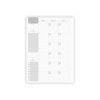 AGENDA ESPIRAL PLANNER FLORK COM ELASTICO PERMANENTE JANDAIA - REF. 74727 - PACOTE COM 4 UNIDADES