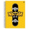 CADERNO 1 MATERIA CAPA DURA 80FL NATAN POR AI ANIMATIVA - REF. 10887 - PACOTE COM 4 UNIDADES