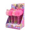 CANETA GEL 0.7 BARBIE POMPOM TRIS - REF. 905529 - CAIXA COM 12 UNIDADES