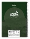 CADERNO 1 MATERIA CAPA DURA 80 FOLHAS AGRO+ CREDEAL - REF. 277706 - PACOTE COM 3 UNIDADES