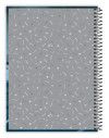 CADERNO 1 MATERIA CAPA DURA 80 FOLHAS FLOW CREDEAL - REF. 281406 - PACOTE COM 3 UNIDADES