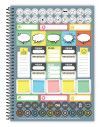 CADERNO 1 MATERIA CAPA DURA 80 FOLHAS FLOW CREDEAL - REF. 281406 - PACOTE COM 3 UNIDADES