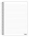 CADERNO 1 MATERIA CAPA DURA 80 FOLHAS FLOW CREDEAL - REF. 281406 - PACOTE COM 3 UNIDADES