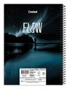CADERNO 1 MATERIA CAPA DURA 80 FOLHAS FLOW CREDEAL - REF. 281406 - PACOTE COM 3 UNIDADES