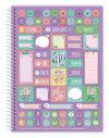 CADERNO 1 MATERIA CAPA DURA 80 FOLHAS BE-MAGNETIC CREDEAL - REF. 284780 - PACOTE COM 3 UNIDADES