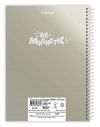 CADERNO 1 MATERIA CAPA DURA 80 FOLHAS BE-MAGNETIC CREDEAL - REF. 284780 - PACOTE COM 3 UNIDADES