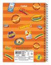 CADERNO 10 MATERIAS CAPA DURA 160 FOLHAS GARFIELD O FILME CREDEAL - REF. 284247 - PACOTE COM 2 UNIDADES