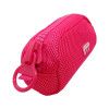 ESTOJO TELADO ZIPER GROSSO ROSA ESCURO/VERDE AGUA YEPP - REF. EST12033 - 1 UNIDADE