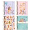 AGENDA ESPIRAL PLANNER POOH M7 2025 TILIBRA - REF. 302341 - PACOTE COM 4 UNIDADES
