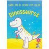 LIVRO-PAD DE COLORIR COM GLITTER DINOSSAUROS - REF. 310638 - 1 UNIDADE