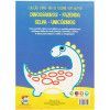 LIVRO-PAD DE COLORIR COM GLITTER DINOSSAUROS - REF. 310638 - 1 UNIDADE