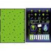 CADERNO 10 MATERIAS CAPA DURA 160 FOLHAS CONNECT ORBIT TILIBRA - REF. 359211 - PACOTE COM 4 UNIDADES