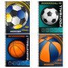 CADERNO 10 MATERIAS CAPA DURA 160 FOLHAS CONNECT SCORE TILIBRA - REF. 359297 - PACOTE COM 4 UNIDADES