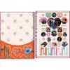 CADERNO 1 MATERIA CAPA DURA 80 FOLHAS CONNECT ANA CASTELA TILIBRA - REF. 358312 - PACOTE COM 4 UNIDADES
