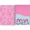 CADERNO 1 MATERIA CAPA DURA 80 FOLHAS PRINCESA MANGA TILIBRA - REF. 358231 - PACOTE COM 4 UNIDADES