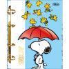 CADERNO ARGOLADO 80 FOLHAS COLEGIAL SNOOPY TILIBRA - REF. 351377 - 1 UNIDADE