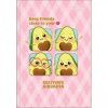 CADERNO BROCHURA CAPA DURA 1/4 ABACUTE 80 FOLHAS TILIBRA - REF. 356824 - PACOTE COM 5 UNIDADES