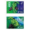 CADERNO CARTOGRAFIA CAPA DURA 80 FOLHAS HULK TILIBRA - REF. 358576 - PACOTE COM 4 UNIDADES