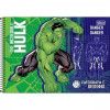 CADERNO CARTOGRAFIA CAPA DURA 80 FOLHAS HULK TILIBRA - REF. 358576 - PACOTE COM 4 UNIDADES