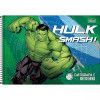 CADERNO CARTOGRAFIA CAPA DURA 80 FOLHAS HULK TILIBRA - REF. 358576 - PACOTE COM 4 UNIDADES
