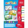 BLOCO MOLDURA A4 120G 7 CORES 32 FOLHAS TILIBRA - REF. 356166 - PACOTE COM 4 UNIDADES