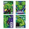 CADERNO BROCHURAO CAPA DURA 80 FOLHAS HULK TILIBRA - REF. 358550 - PACOTE COM 5 UNIDADES