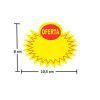 CARTAZ SPLASH OFERTA 8X10CM COM 10 UNIDADES PRECO LEGAL - REF. 8838 - 1 UNIDADE