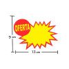 CARTAZ SPLASH OFERTA 13X9CM COM 10 UNIDADES PRECO LEGAL - REF. 8821 - 1 UNIDADE