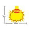 CARTAZ SPLASH OFERTA 16X17CM COM 5 UNIDADES PRECO LEGAL - REF. 8807 - 1 UNIDADE