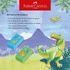 BORRACHA DINOSSAURO FABER-CASTELL - REF. 7024DINO - CAIXA COM 24 UNIDADES