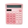 CALCULADORA 12 DIGITOS PILHA NEO SOLAR ROSA 14,8CM LETRON - REF. 99337 - 1 UNIDADE