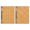 CADERNO ARGOLADO 160FL COLEGIAL KRAFT GOLD JANDAIA - REF. 77090 - 1 UNIDADE