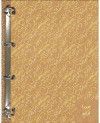 CADERNO ARGOLADO 160FL COLEGIAL KRAFT GOLD JANDAIA - REF. 77090 - 1 UNIDADE