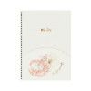CADERNO 1 MATERIA CAPA DURA 80 FOLHAS MULHER ANIMATIVA - REF. 10181 - PACOTE COM 4 UNIDADES