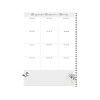 CADERNO 1 MATERIA CAPA DURA 80 FOLHAS MULHER ANIMATIVA - REF. 10181 - PACOTE COM 4 UNIDADES