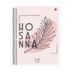 CADERNO 1 MATERIA CAPA DURA 80 FOLHAS CRISTO 100 ANIMATIVA - REF. 10170 - PACOTE COM 4 UNIDADES