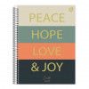 CADERNO 1 MATERIA CAPA DURA 80 FOLHAS CRISTO 100 ANIMATIVA - REF. 10170 - PACOTE COM 4 UNIDADES