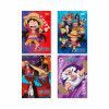 CADERNO BROCHURA CAPA DURA 1/4 ONE PIECE 80 FOHAS TILIBRA - REF. 359653 - PACOTE COM 5 UNIDADES