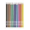 LAPIS 12 CORES SEXTAVADO WAVE BAZZE - REF. 612942 - PACOTE COM 12 UNIDADES