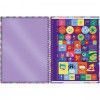 CADERNO 10 MATERIAS CAPA DURA 160 FOLHAS DIVERTIDAMENTE 2 FORONI - REF. 9096 - PACOTE COM 4 UNIDADES