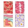 CADERNO BROCHURAO CAPA DURA 80 FOLHAS NICECREAM FORONI - REF. 6937 - PACOTE COM 5 UNIDADES