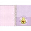 CADERNO 10 MATERIAS CAPA DURA 160 FOLHAS ABACUTE TILIBRA - REF. 356263 - PACOTE COM 4 UNIDADES