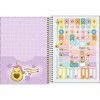 CADERNO 10 MATERIAS CAPA DURA 160 FOLHAS ABACUTE TILIBRA - REF. 356263 - PACOTE COM 4 UNIDADES