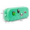 ESTOJO SILICONE COM 4 PINGENTES VERDE PASTEL POLIBRAS - REF. 196320 - 1 UNIDADE