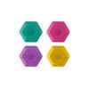 BORRACHA ERGONOMICA HEXAGONAL COLOR JOY MERCUR - REF. 10198 - CAIXA COM 20 UNIDADES
