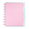 CADERNO 1 MATERIA INTELIGENTE COLEGIAL DISCO TUTTI FRUTI BRW - REF. CD1007 - PACOTE COM 5 UNIDADES