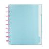 CADERNO 1 MATERIA INTELIGENTE COLEGIAL DISCO TUTTI FRUTI BRW - REF. CD1007 - PACOTE COM 5 UNIDADES